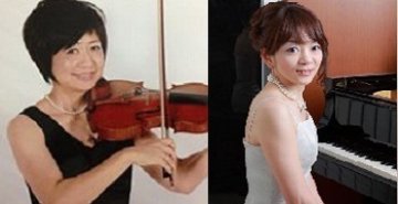 盛田 恵（Violin）Guest Musician　岡田ミサコ(Piano)